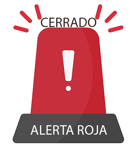 CERRADO ALERTA ROJA MALAGA